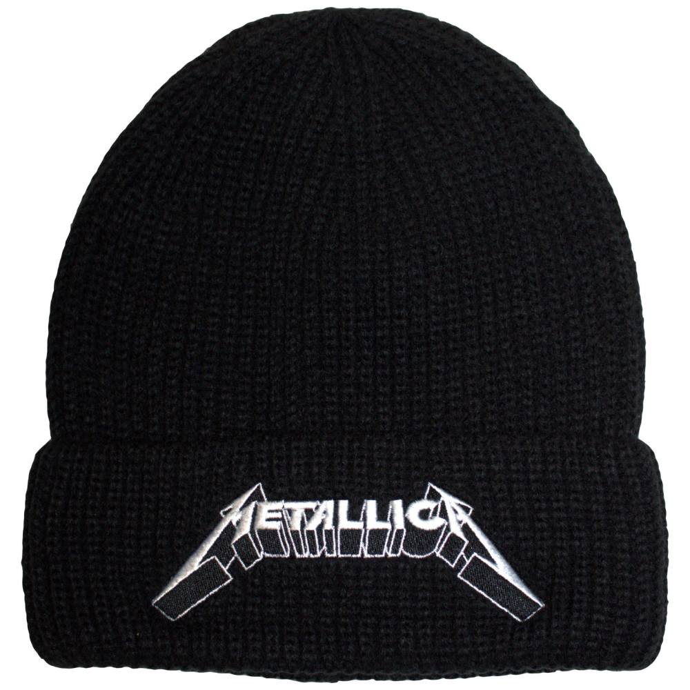 Metallica - 3D Logo Beanie Muts - Zwart